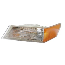 KYYET Compatible con Jeep Patriot 2007 2008 2009 2010 2011 2012 2013 2014 2015 2016 2017 cubierta de la lámpara de señal de giro de estacionamiento, luz de esquina delantera izquierda