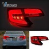 VLAND LED Tail Lights For Toyota Camry 2012-2014 Red Lens