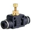 8mm Pneumatic Valve Regulator Hose T Shape Air Flow Regulator