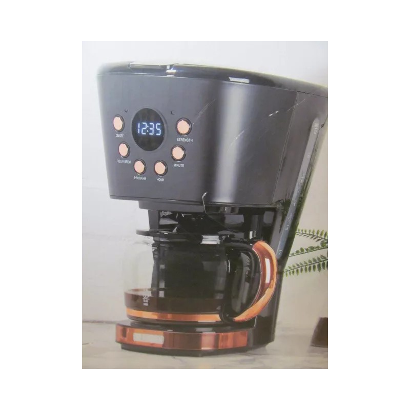 Haden 12 Cup Programmable Coffee Machine 75075, Black