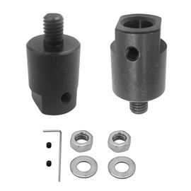 2 Set Motor Shaft Coupling,M6 8mm Axle Motor Shaft Coupler Sleeve Saw Blade Coupling Saw Chuck Adapter