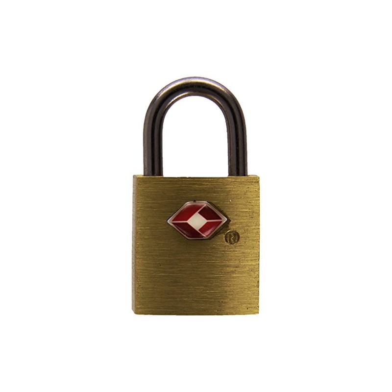 PAVO Premium Aluminium TSA Padlock with 2 Keys 20 mm