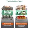 MAXIFFE 3 Tier Can Organizer for Pantry, Space-Saving Adjustable Easy