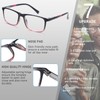 TRENVIE 6 Pack Reading Glasses for Men Blue Light Blocking