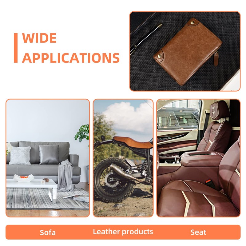 DXBULL Large Leather Repair Kit Self Adhesive Leather Tape Waterproof,