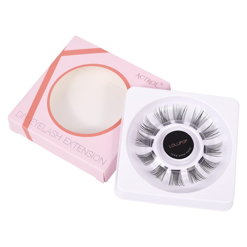 DIY Lash Extensions Individual Cluster 16mm Volume Eyelash Pack 12