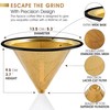 Stainless Steel Coffee Filter Compatible with Chemex Hario Bodum &