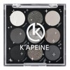 Smoky Grey Eyeshadow Palette Silver Glitter Cool-Toned Eye Makeup