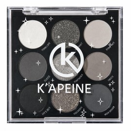 Smoky Grey Eyeshadow Palette Silver Glitter Cool-Toned Eye Makeup