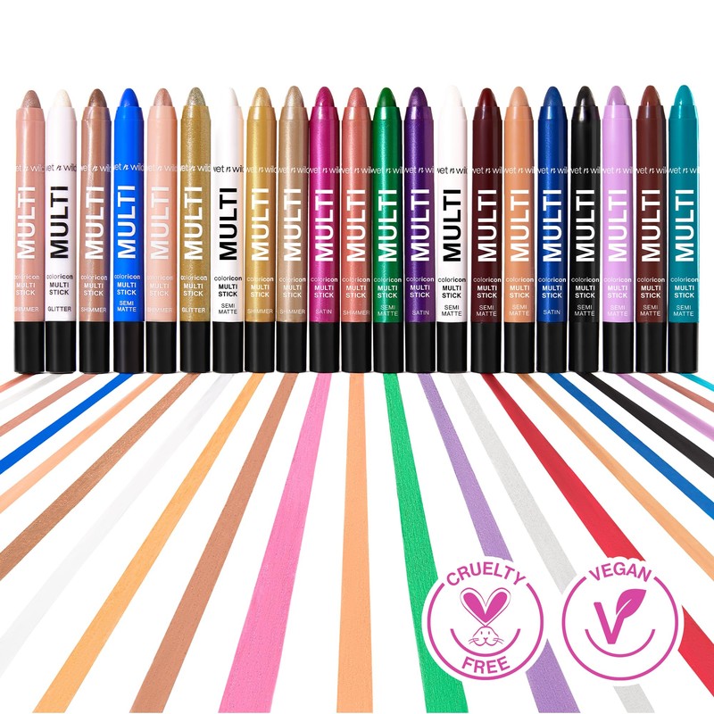 wet n wild Color Icon Cream Eyeliner Eyeshadow Multi-Stick, Moisturizing,