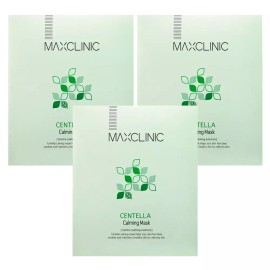 Maxclinic 맥스클리닉 센텔라 카밍 마스크 3박스(12매) 미백 주름개선 이중 기능성 마스크팩 Maxclinic Centella Calming Mask 3 Boxes (12 Sheets) Whitening Wrinkle Improvement Dual Functional Mask Pack
