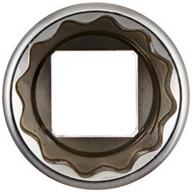 Williams ST-1225 1/2 Drive Shallow Socket, 12 Point, 25/32-Inch