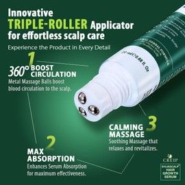 Scalpy Herbal Hair Growth Serum for Thicker Hair: 2 Pack (2 * 20ml) Niacinamide Ginseng Extract Lightweight Scalp Essence for All Hair Types Refreshing Botanical Formula