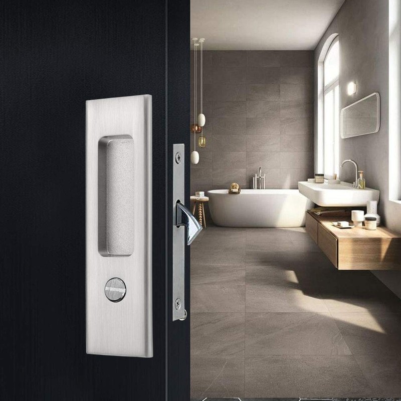 NCL Hardware Sliding Door Handle for Bath, Barn Door Flush