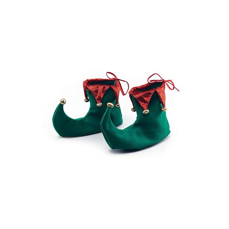 Elf Shoe Covers ~ Santa's Helper ~ Christmas ~ Red