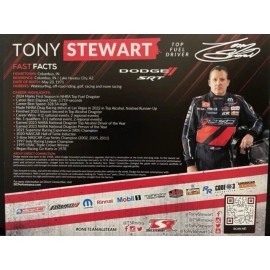 "2024 NHRA TONY STEWART TOP FUEL DRAGSTER DEBUT HAND OUT" EXCELLENT CONDITION