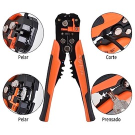 HuLuHouse Pinza Pelacables AutomáTica, pela cables, Naranja                                                                                           