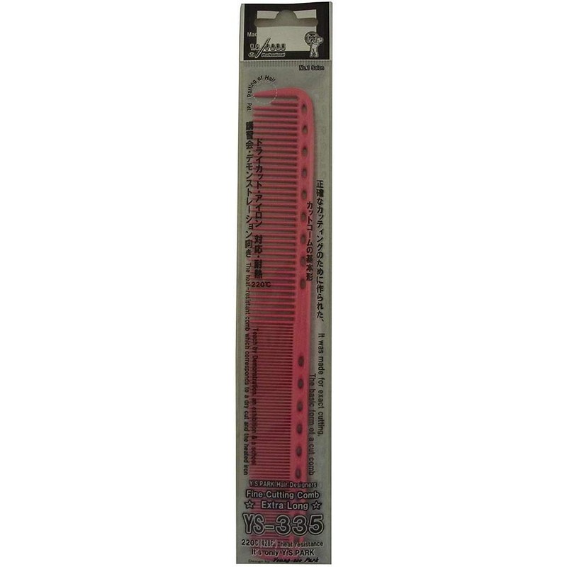 YSPARK（ワイエスパーク） Y.S.PARK カッティングコーム YS-335 ピンク (Pink) ヘアブラシ PK 1個