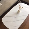 YENHOME 24"X200" White Marble Contact Paper Waterproof Contact Paper for