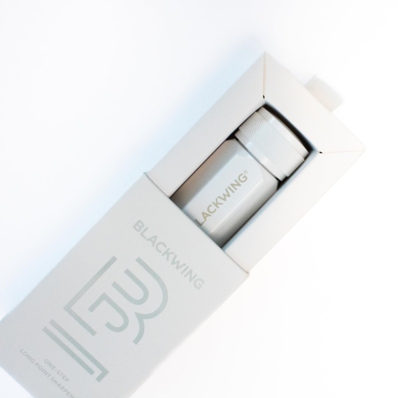 Blackwing One-Step Long Point Sharpener, German Steel Blade, Sharp Curved