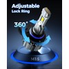 Marsauto M1S 9006 HB4 Bulbs, 30000LM Super Bright 9006 Bulb