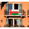 Large Oman Flag,3x5 FT Omani 75D Outdoor BannerArmish Decor for