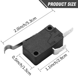 DUZFOREI 2Pcs 80629 Neutral Reverse Safety Switch with Crimp Terminal Screw, Replacement for B&M Automatic Shifter, Replaces 80690 MegaShifter