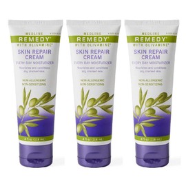 Medline Remedy Skin Repair Cream, 4 oz Tubes (3 Pack)