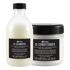 Kit Hidratante Shampoo Y Acondicionador Davines Oi 250 Ml                                                                                             