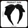 Lexziuo 1PCS Big Bowknot Headband Bows for Women & Girls