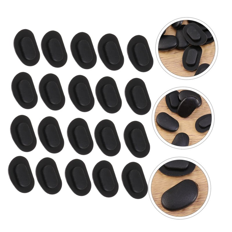 Mipcase 40pcs Eyeglass Nose Pads Repair Kit Soft Non Slip