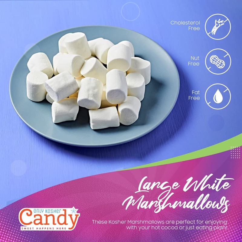 Kosher Large Marshmallows, 8 Oz. (Pack of 4)