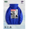 Daily Hustle Newspaper Graphic Hoodie 100% Cotton US Warehouse 7