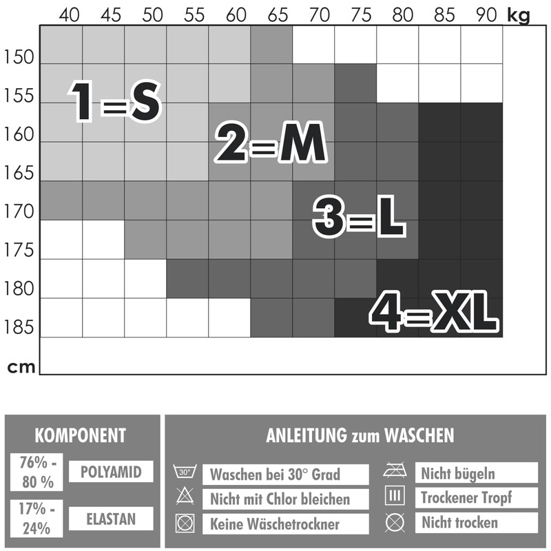 BEONTOP Women's Tights - m