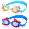 BSTEle Children's Swimming Goggles 2 Pieces Cartoon Diving Goggles Anti-Fog