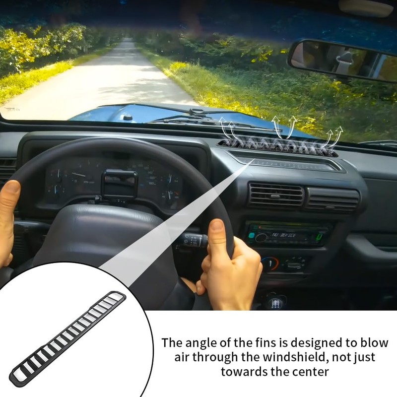 AUTOVIC Dash Dashboard Trim Vent for Defroster Defrost for Jeep