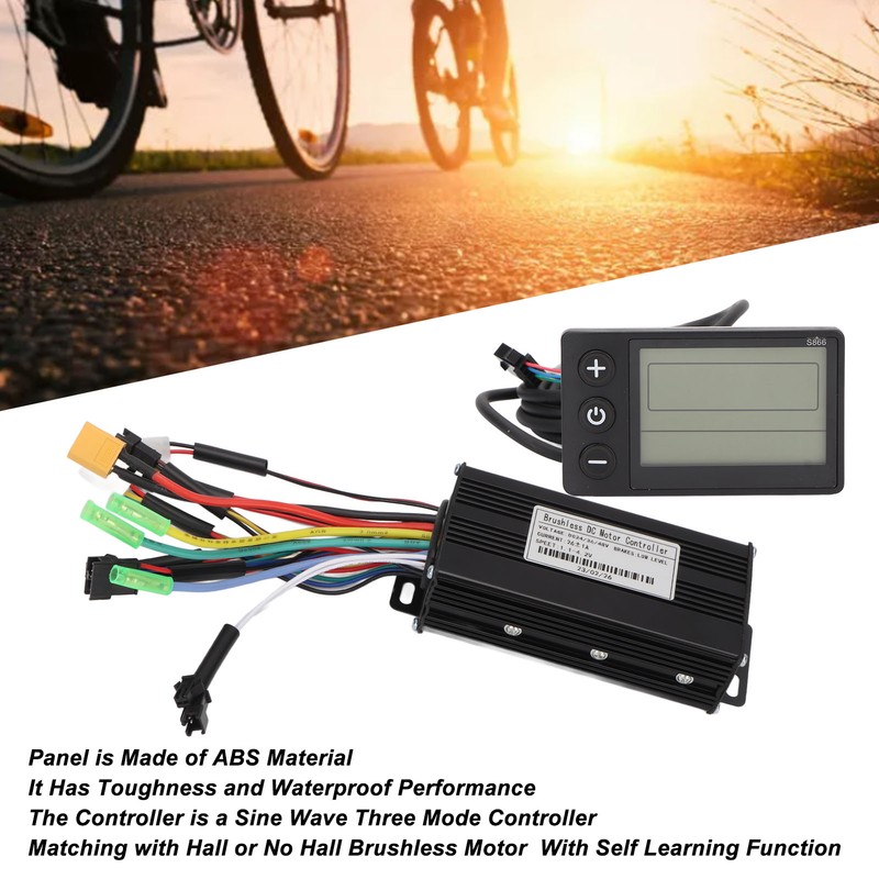 Motor Brushless Controller S866 Panel 26A 3 Mode Sine Wave