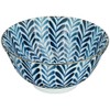 Hasamiyaki 88657 Counter-shaped Small Bowl, Inner and Outer Fern Pattern