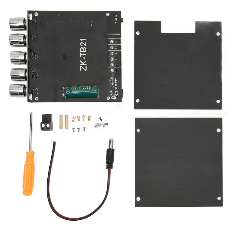 2x50W Bluetooth 5.0 Stereo Sound Receiver Amplifier Board 2.1Channel Subwoofer