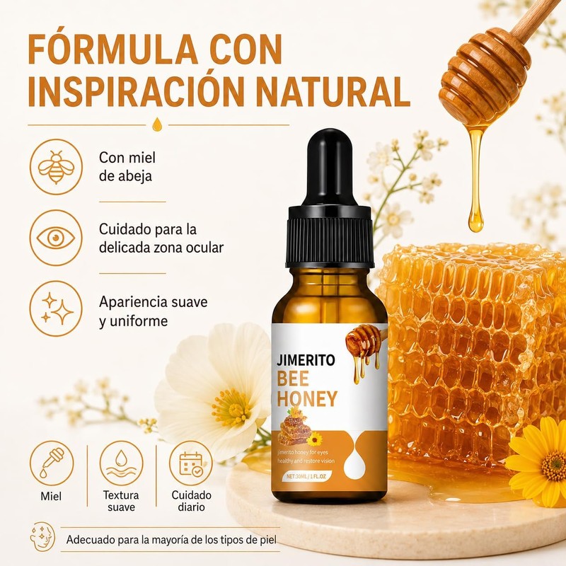 Suero Ocular de Miel, Crema de ojos de miel de