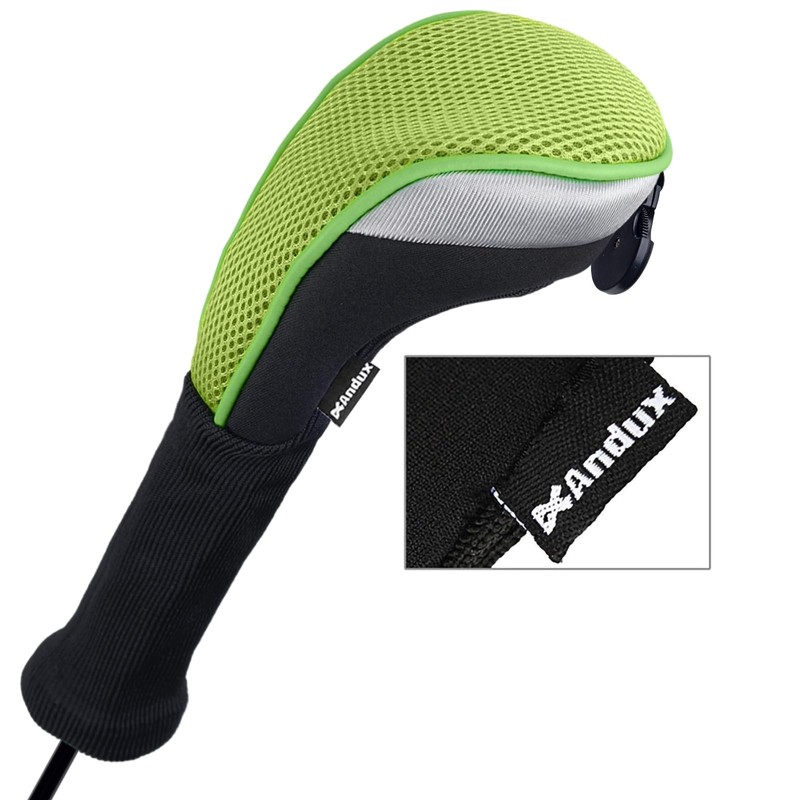 Andux 3Pack Long Neck Golf Hybrid Club Head Covers Dial