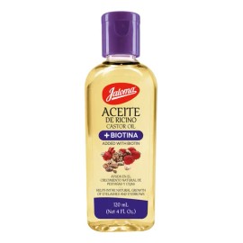 Aceite De Ricino + biotina Jaloma 120ml, para cejas y pestañas