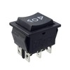 Set of 2 Rocker Buttons, On/Off/On Momentary 16 A, 6