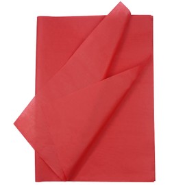 100 Sheets Red Tissue Paper Gift Wrap, Tissue Paper Used for Gift Wrapping,Birthday Party,Arts Crafts,Size:19.7 x 13.8 Inch (Red)