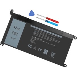 42Wh WDX0R Laptop Battery for Dell Inspiron 15 7579 7569 5578 5565 5567 5568 5570 5775 5579 7560 7570, 13 5378 5368 7375 7368 7378 , 17 5765 5767 5770 Series P69G001 P58F P58F001 P75F P66F P69G 3CRH3