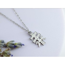 Only faith Women's Cross Necklace Stainless Steel Cross Pendant Necklace 45 cm with Envelope or Gift Box, Standard, Stainless Steel, Not Applicable, Stainless Steel, Not Applicable