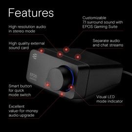 EPOS/ゼンハイザー ゲーミング&PC用オーディオアンプ GSX 300【国内正規品】