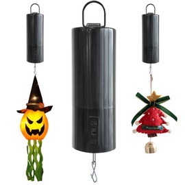 Eiryhope Battery Operated Wind Spinner Motor 30RPM | Hanging Display for Wind Spinners, Windchimes, Suncatchers,Disco Mirror Ball, Garden/Christmas Decor