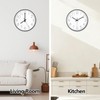 Wall Clock 2 Pack 12 Inch Silent Wall Clocks Battery
