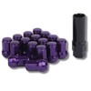 [Partools] Lock Nuts Purple Car Tire Wheel Nuts M12 Short